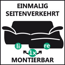 Nova Via | seitenverkehrt montierbar