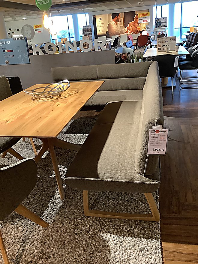 Basisprodukt  Eckbankgruppe Dining System