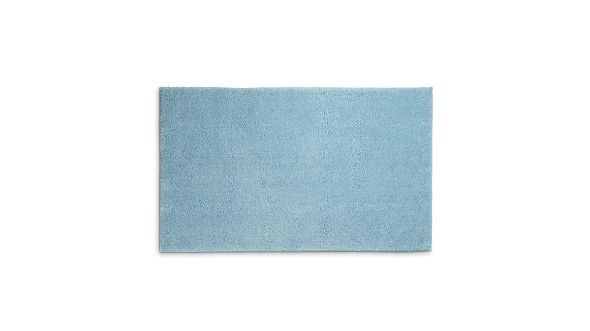Badematte / Badeteppich Kela | keck & lang aus Baumwolle in Hellblau kela Badematte Maja Frostblau - ca. 120 x 70 cm