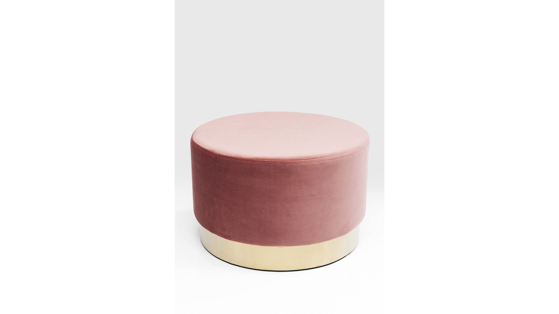 Sitzhocker Cherry Rose Samt 35 X 55 Cm Retro Hocker Rosa