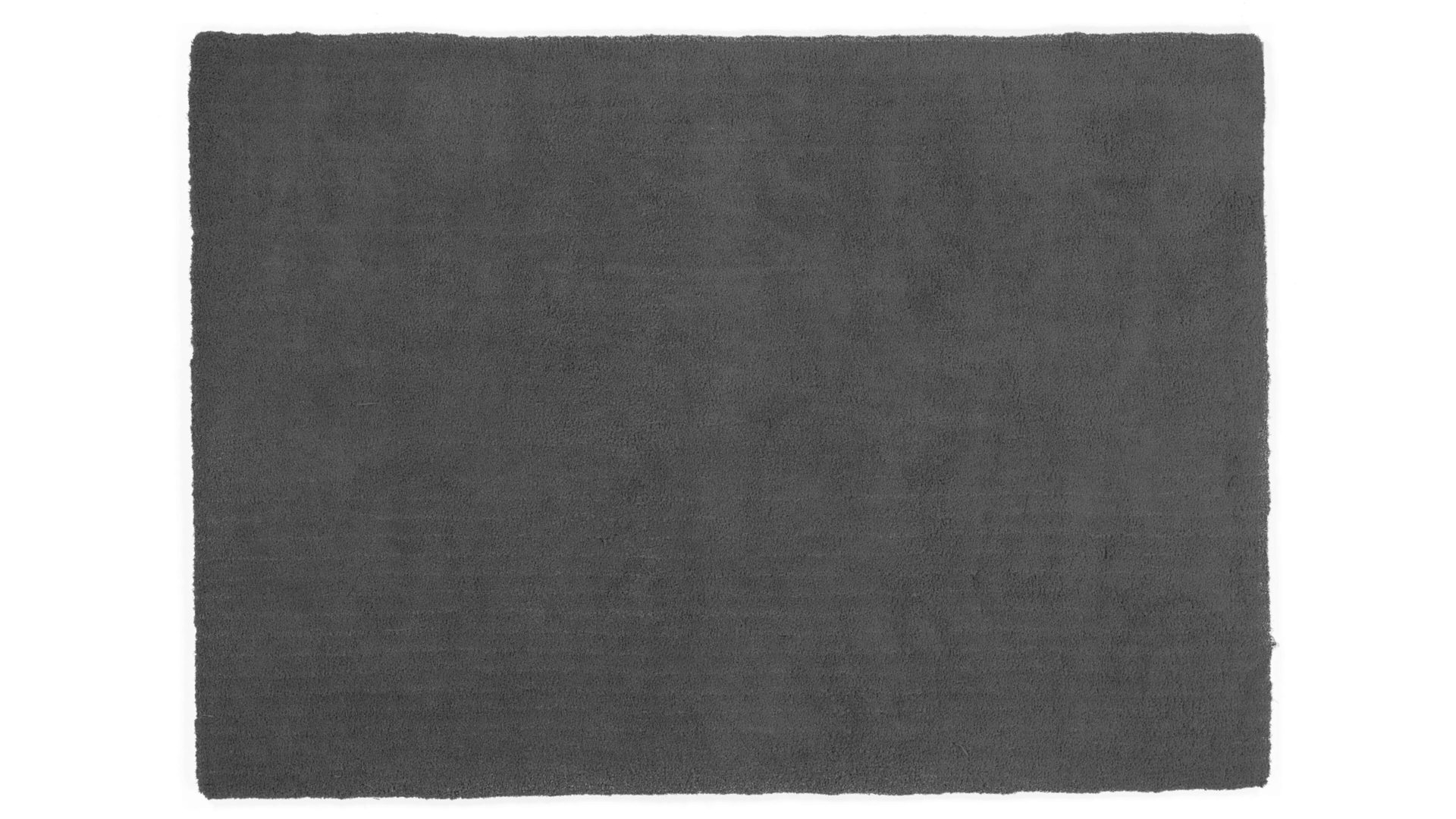 Hochflorteppich Oci aus Kunstfaser in Schwarz Hochflorteppich Soft Dream für Ihre Wohnaccessoires dunkelgraue Kunstfaser – ca. 140 x 200 cm