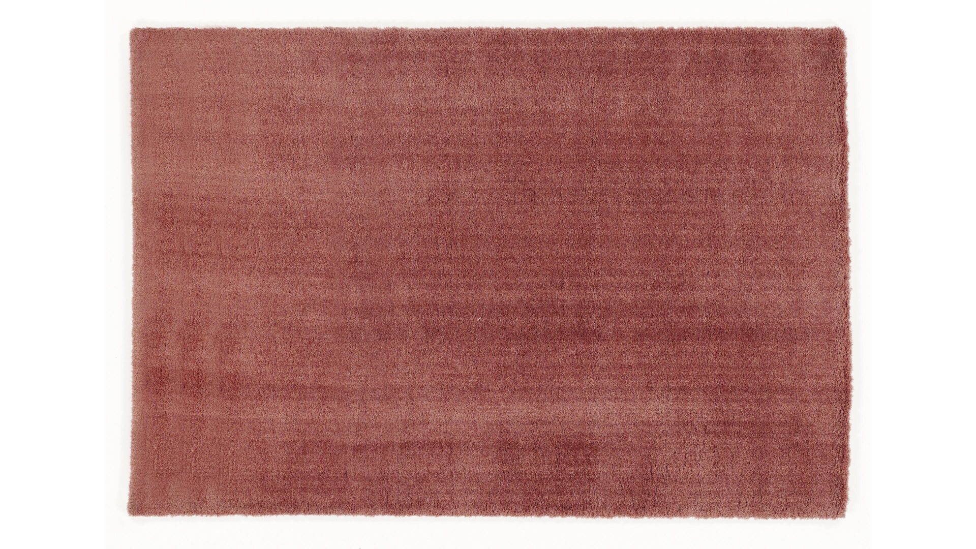 Hochflorteppich Oci aus Kunstfaser in Pastell Hochflorteppich Soft Dream für Ihre Wohnaccessoires rosenholzfarbene Kunstfaser – ca. 160 x 230 cm