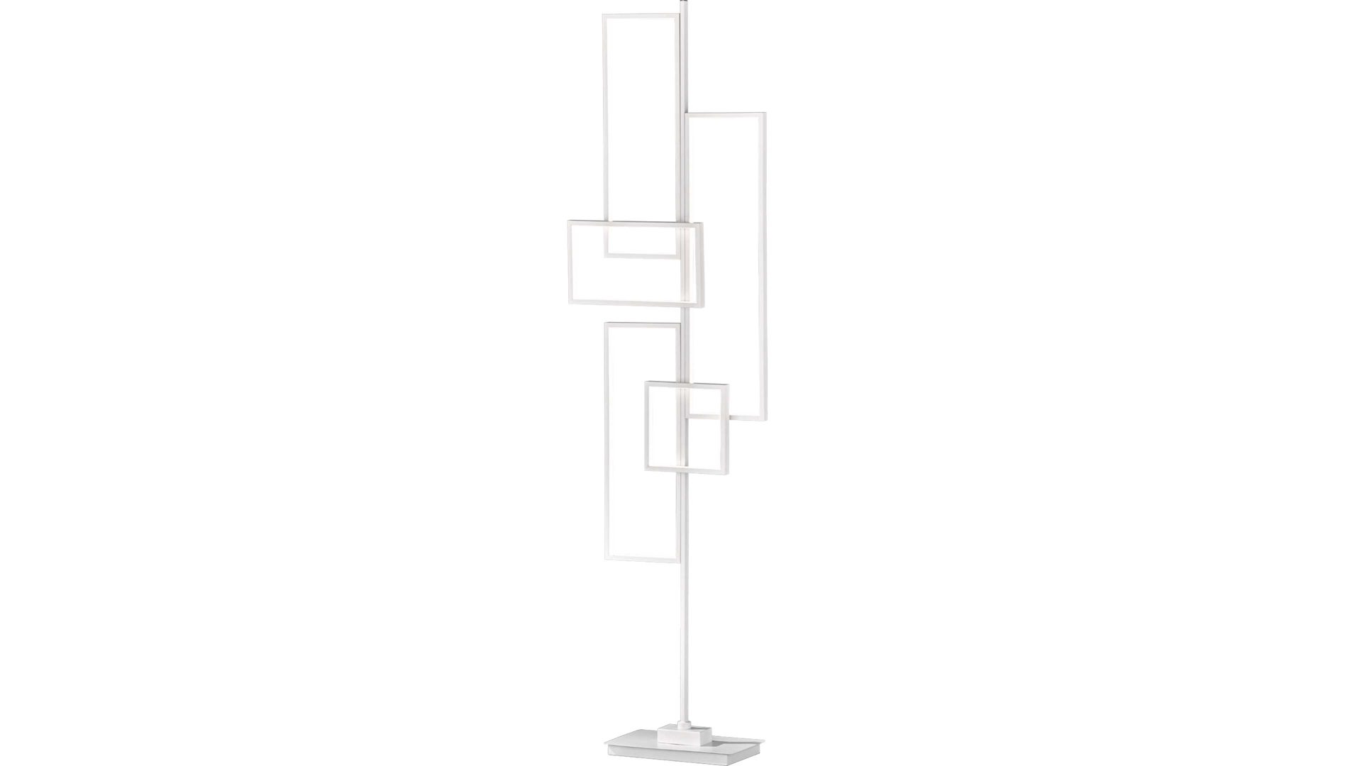 Stehleuchte Trio leuchten aus Metall in Weiß Trio LED-Stehleuchte Tucson mattweißes Acrylglas – Höhe ca. 161 cm
