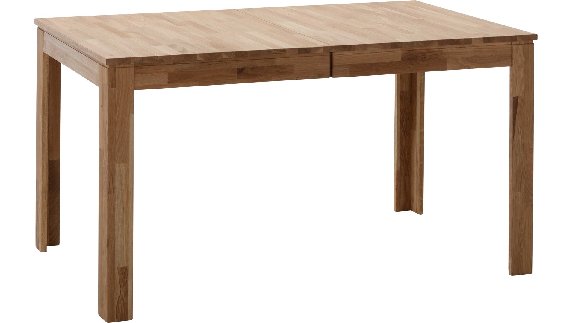 Auszugtisch Standard furniture factory aus Holz in Holzfarben Esszimmertisch Pedro mit Ausziehfunktion als Massivholzmöbel geöltes Eichenholz - ca. 140-180 x 80 cm