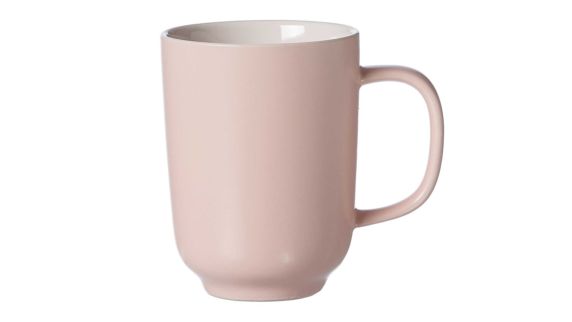 Kaffeebecher Interliving BEST BUDDYS! aus Keramik in Pink Interliving BEST BUDDYS!  Kaffeebecher Jasper roséfarbenes Steinzeug – Füllmenge ca. 320 ml