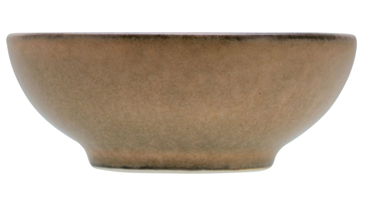 Schale Creatable aus Stein in Beige CREATABLE Sierra Nevada Tierra – Sojaschale beiges Steinzeug – Durchmesser ca. 8 cm