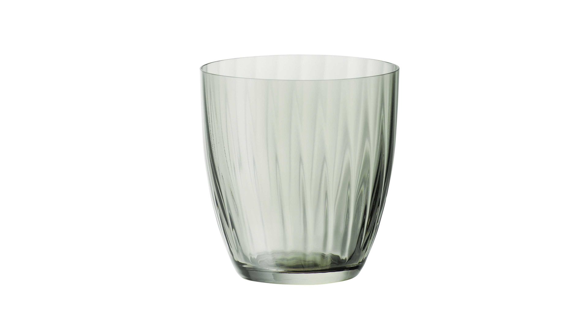 Wasserglas Interliving BEST BUDDYS! aus Glas in Grün Interliving BEST BUDDYS!  Wasserglas Georgia rauchgrünes Kristallglas - ca. 260 ml