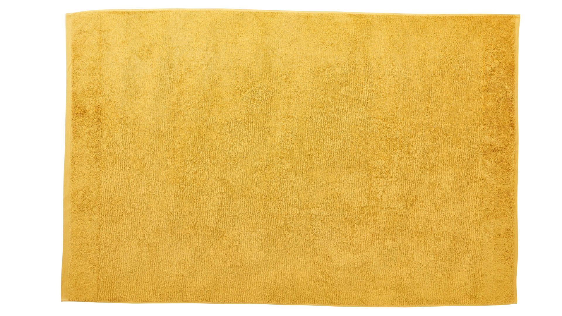 Duschhandtuch Interliving aus Naturfaser in Gelb Interliving Handtuch Serie 9108 - Duschtuch Gold – ca. 100 x 150 cm