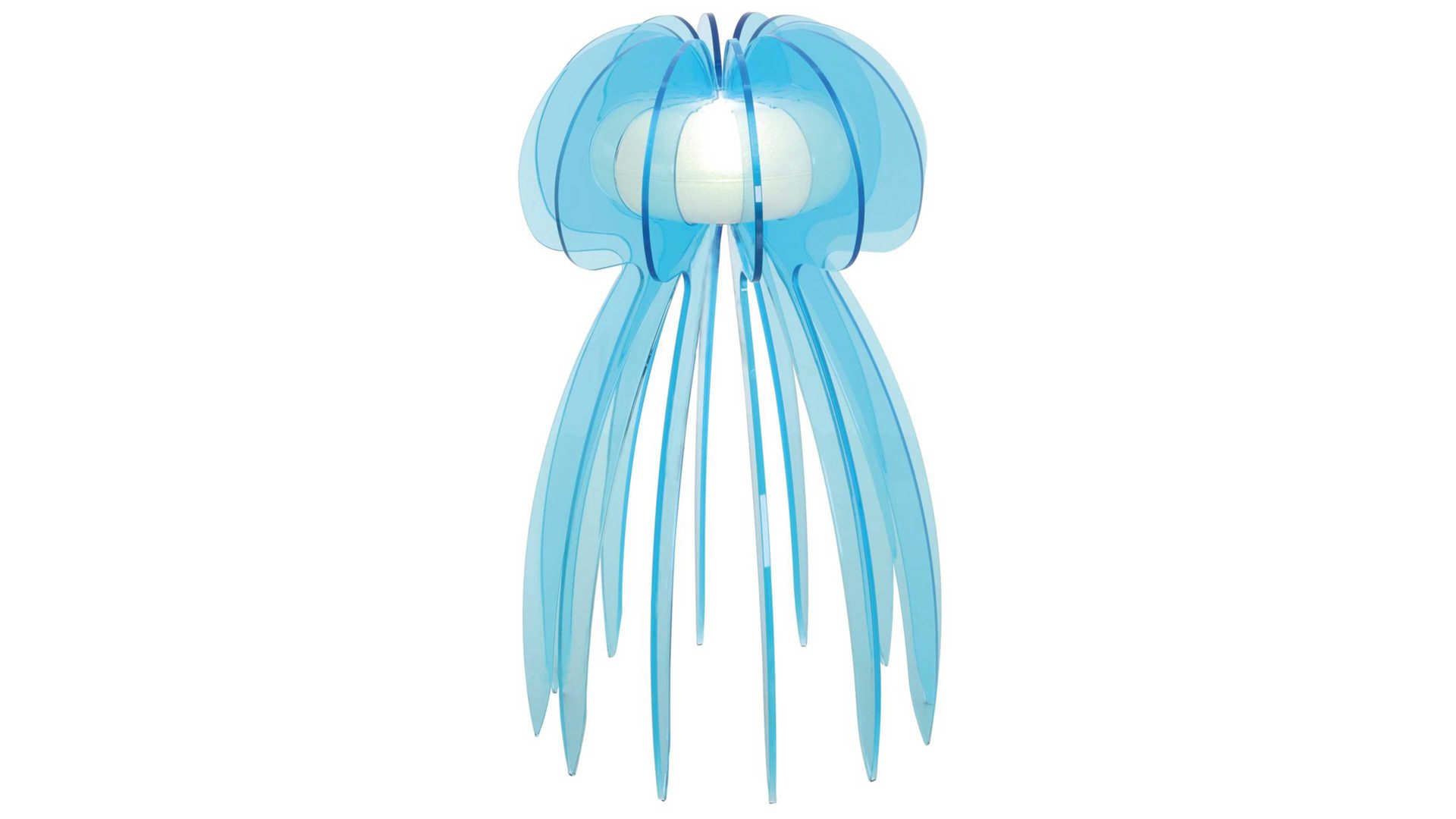 Tischleuchte Näve aus Kunststoff in Blau näve Tischleuchte Jellyfish türkises Acrylglas – Höhe ca. 30 cm