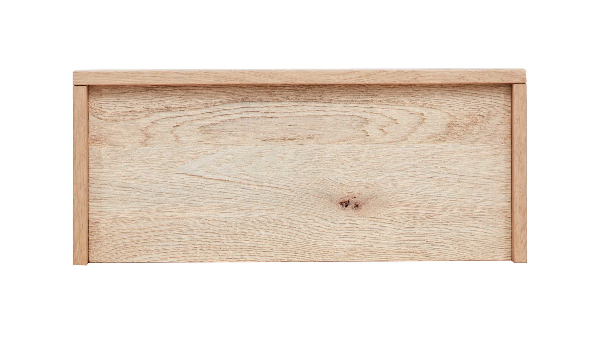 Paneel Interliving aus Holz in Holzfarben Interliving Schlafzimmer Serie 1023 – Paneelaufsatz 30216 links, Breite ca. 50 cm - Balkeneiche