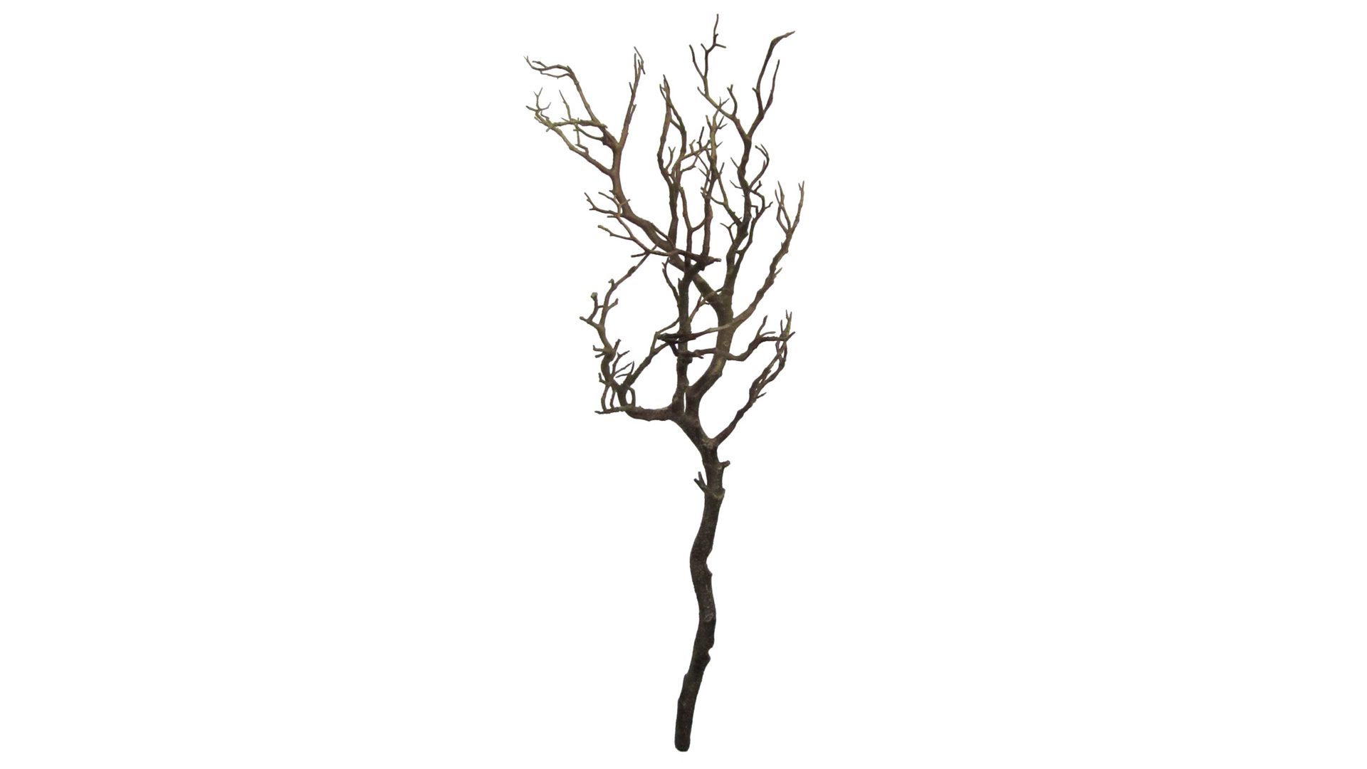 Zweig Gasper aus Kunststoff in Dunkelbraun Deko-Ast holzfarbener Kunststoff – Höhe ca. 97 cm
