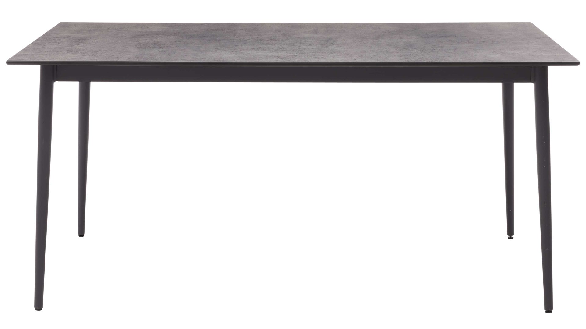 Gartentisch Interliving aus Holz in Grau Interliving Gartenmöbel Serie 7003 – Tisch HPL Beton & Aluminium - ca. 220 x 95 cm