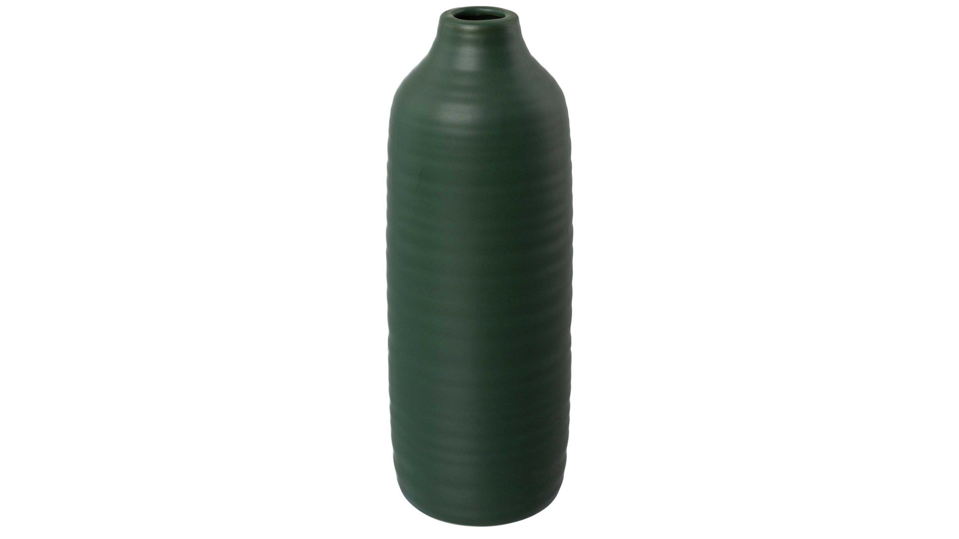 Vase Gasper aus Keramik in Dunkelgrün Vase Winola dunkelgrüne Keramik - Höhe ca. 24 cm