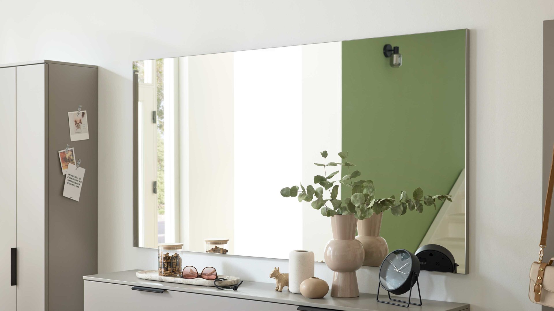 Wandspiegel Interliving aus Spiegel in Transparent Interliving Garderobe Serie 6012 - Spiegel ca. 160 x 82 cm