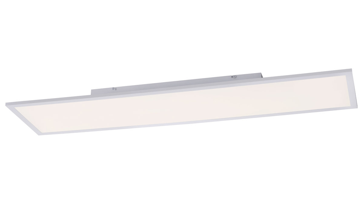 Deckenleuchte Paul neuhaus aus Metall in Weiß Paul Neuhaus LED-Deckenleuchte Q®-FLAG Aluminium & Acrylglas – ca. 120 x 30 cm