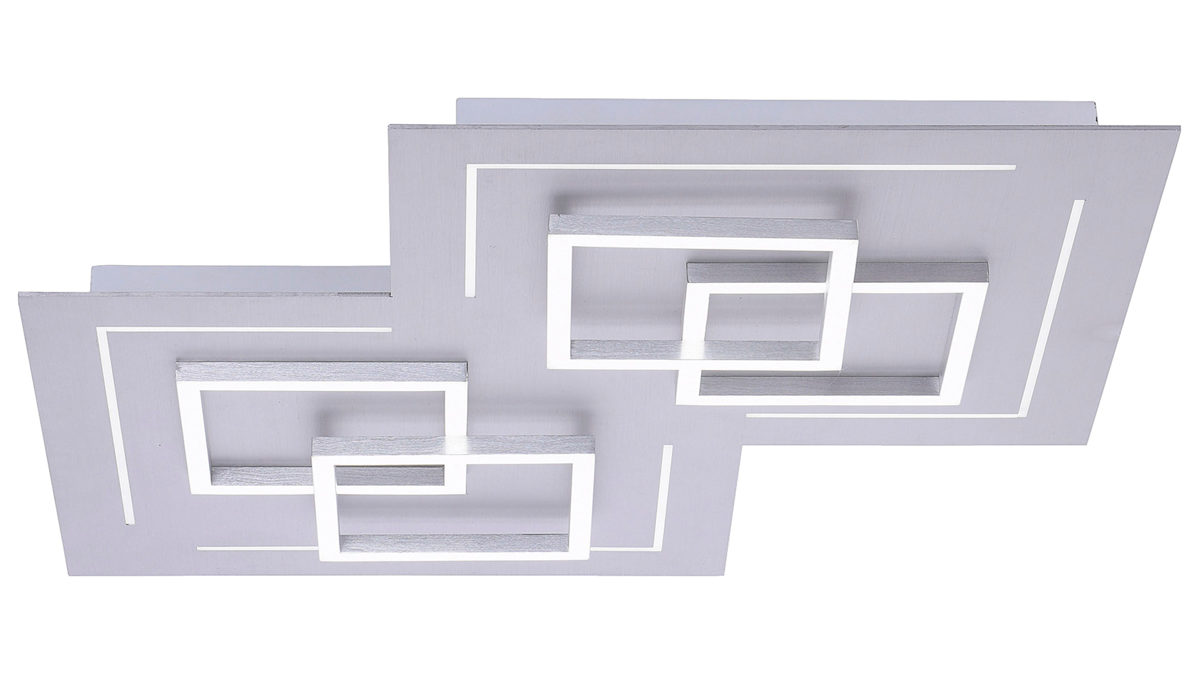 Deckenleuchte Paul neuhaus aus Metall in Metallfarben Paul Neuhaus Deckenleuchte Q®-LINEA Aluminium & Acryl – Länge ca. 60 cm