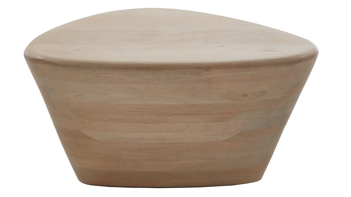 Couchtisch Gutmann factory® aus Holz in Weiß Couchtisch Paposo Vintage weißes Furnier - ca. 68 x 53 cm