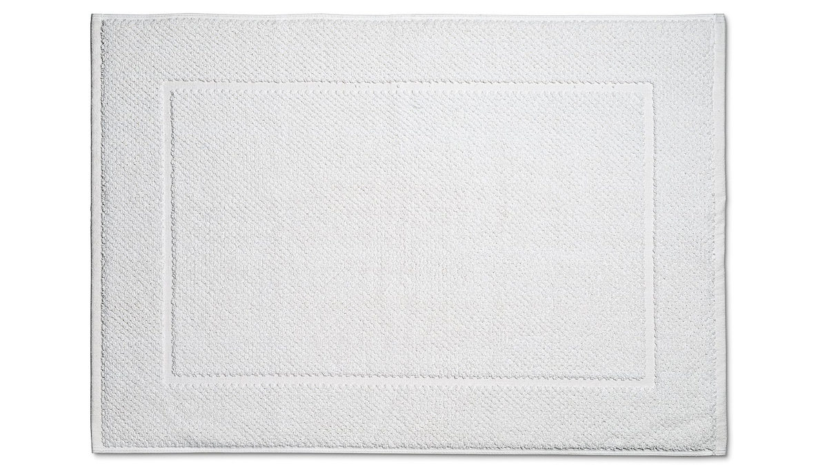 Kela | keck & lang aus Baumwolle in Weiß kela Badematte Lavinia Weiß - ca. 50 x 70 cm