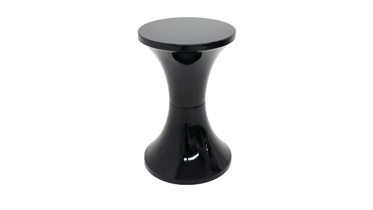 Beistelltisch Haku aus Metall in Schwarz Beistelltisch Höhe ca. 49 cm - Schwarz