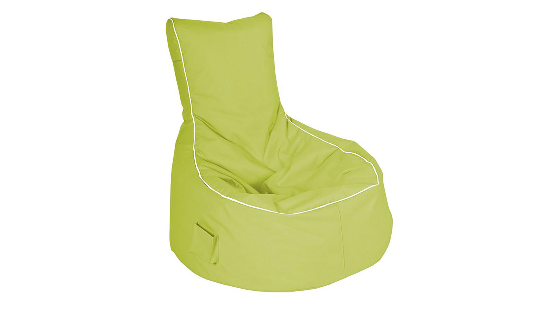 Sitzsack-Sessel Magma sitting point aus Stoff in Grün SITTING POINT Sitzsack-Sessel Scuba Swing als Sitzmöbel limonenfarbener Kunstfaserbezug - ca. 95 x 90 x 65 cm