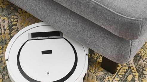 Ecksofa SOFAkultur aus Stoff in Grau SOFAkultur Programm SK 239 - Ecksofa platingrauer Bezug Easy Care & schwarze Metallfüße 893 - Stellfläche ca. 267 x 200 cm