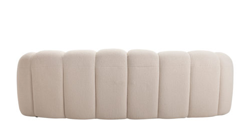 Bigsofa Gutmann factory® aus Stoff in Beige Polsterprogramm Emelie - Megasofa XL naturweißer Bezug 306.55 & Kissen 371.15 naturbeige - ca. 248 x 110 cm