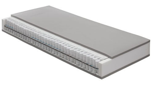 Federkernmatratze Interliving aus Stoff in Weiß Interliving Matratze Medikontur 1931 Taschenfederkern, H2 – Liegefläche ca. 100 x 200 cm