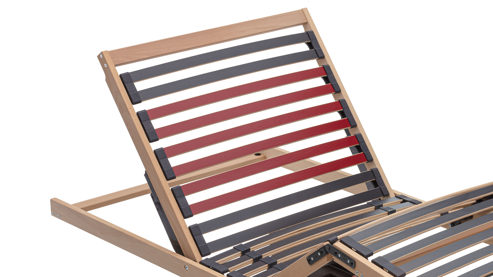 Lattenrost Interliving aus Holz in Holzfarben Interliving Lattenrost Serie 1951 mit Funksteuerung motorisch mit Funk-Fernbedienung – Liegefläche ca. 90 x 200 cm