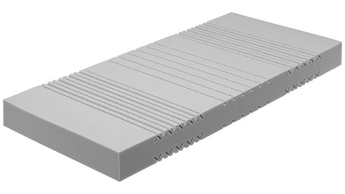 Schaumstoffmatratze Interliving aus Stoff in Weiß Interliving Matratze Medikontur 1908 offenporiger Schaum, H2 – Liegefläche ca. 120 x 200 cm