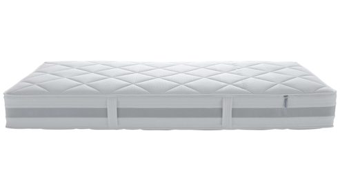 Federkernmatratze Interliving aus Stoff in Weiß Interliving Matratze Medikontur 1931 Taschenfederkern, H4 – Liegefläche ca. 140 x 200 cm