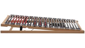 Lattenrost Interliving aus Holz in Holzfarben Interliving Lattenrost Serie 1952 - Lattenrahmen mit Reflux-Verstellung motorisch mit Handschalter – Liegefläche ca. 80 x 200 cm