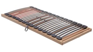Lattenrost Interliving aus Holz in Holzfarben Interliving Lattenrost Serie 1952 mit Hebehilfe für linke Bettseiten links mit Hebehilfe – Liegefläche ca. 100 x 200 cm
