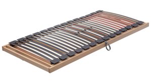 Lattenrost Interliving aus Holz in Holzfarben Interliving Lattenrost Serie 1952 mit Hebehilfe für rechte Bettseiten rechts mit Hebehilfe – Liegefläche ca. 140 x 200 cm