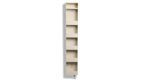 Schuhschrank M2 kollektion aus Metall in Creme Schuhschrank Betty Cremeweiß - ca. 29 x 176 cm