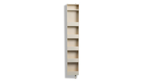 Schuhschrank M2 kollektion aus Metall in Creme Schuhschrank Betty Cremeweiß & Spiegel - ca. 29 x 176 cm
