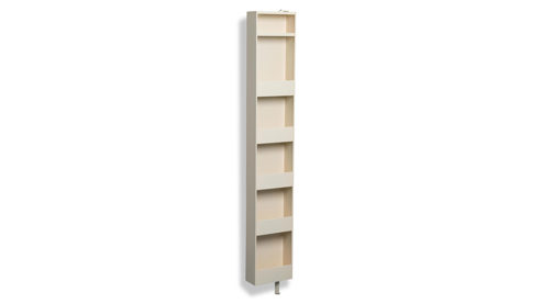 Schuhschrank M2 kollektion aus Metall in Creme Schuhschrank Betty Cremeweiß & Spiegel - ca. 29 x 176 cm