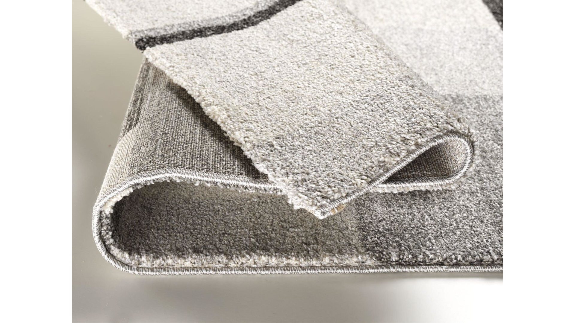 Webteppich Oci aus Kunstfaser in Grau Webteppich Castle Beppo für Ihre Wohnaccessoires graue Kunstfaser – ca. 80 x 150 cm