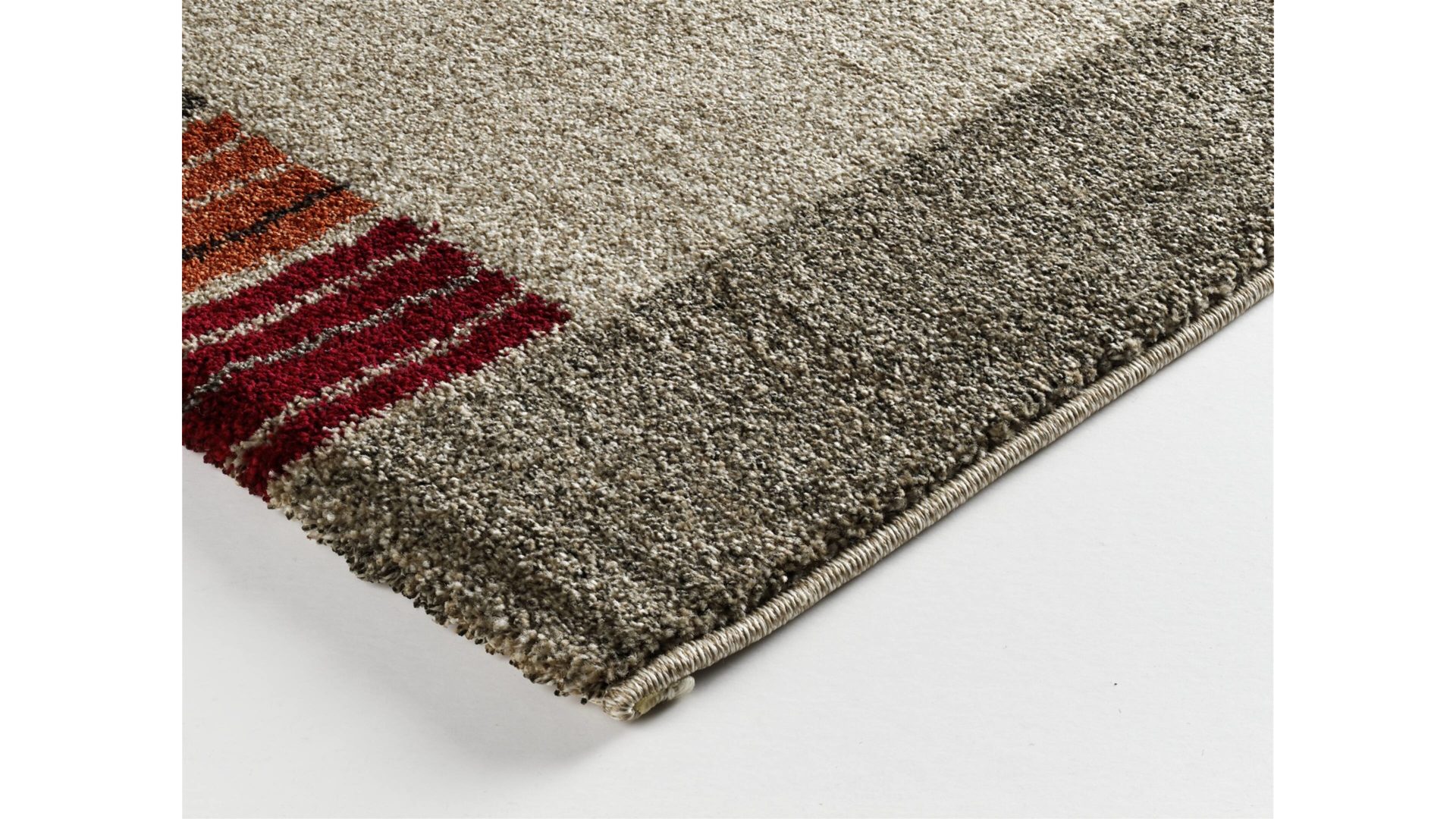 Webteppich Oci aus Kunstfaser in Beige Webteppich Castle Flora für Ihre Wohnaccessoires beige & dunkelbraun melierte Kunstfaser – ca. 160 x 230 cm