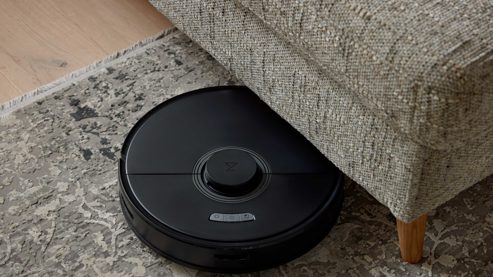 Polsterhocker Interliving aus Stoff in Grau Interliving Sofa Serie 4420 - Polsterhocker mit Holzfüßen grausilberner Bezug LRS 19 – ca. 102 x 65 cm