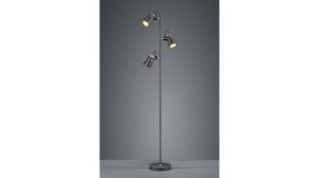 Stehleuchte Trio lighting for you aus Metall in Schwarz Stehleuchte Edward mattschwarzes & goldfarbenes Metall – Höhe ca. 160 cm