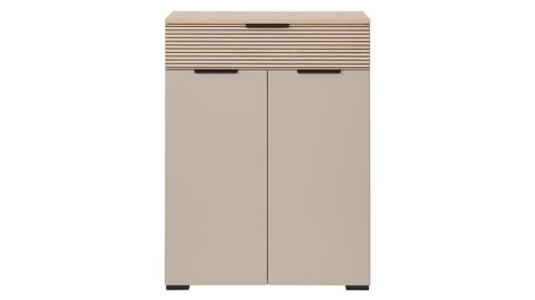 Garderoben-Set Interliving aus Holz in Grau Interliving Garderobe Serie 6015 - Garderoben-Set Steingrau & Eiche - sechsteilig