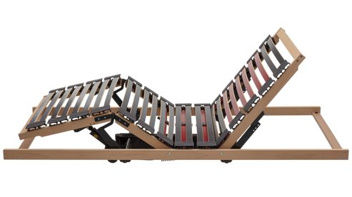 Lattenrost Interliving aus Holz in Holzfarben Interliving Lattenrost Serie 1952 - V6286 dreifach motorisch mit Funk-Fernbedienung – Liegefläche ca. 90 x 200 cm