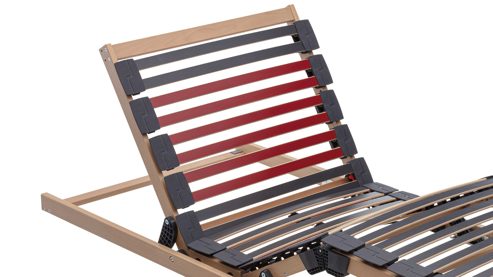 Lattenrost Interliving aus Holz in Holzfarben Interliving Lattenrost Serie 1952 - V6288 Smart zweifach motorisch mit Handschalter – Liegefläche ca. 120 x 200 cm