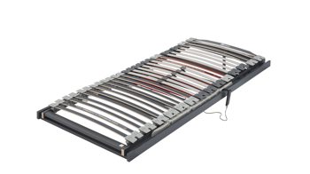 Lattenrost Interliving aus Holz in Grau Interliving Lattenrost Serie 1942 mit Funksteuerung kabellose Rücken- & Fußteilverstellung – Liegefläche ca. 100 x 200 cm