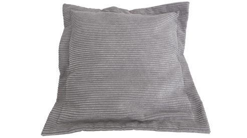 Einzelkissen SOFAkultur aus Stoff in Grau SOFAkultur Programm SK 770 - Flatterkissen grauer Cordbezug - ca. 75 x 75 cm