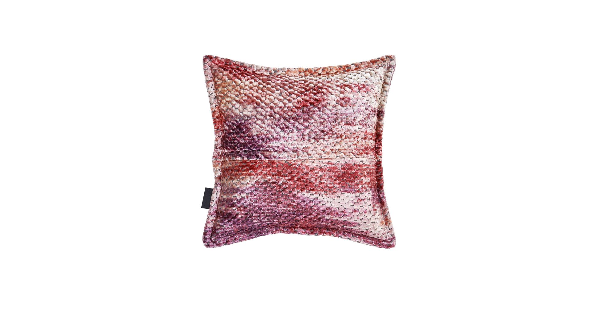 Kissenbezug /-hülle Done.® aus Stoff in Rot done.® Kissenhülle Cushion Glam Colour rot gemusterter Samt – ca. 45 x 45 cm