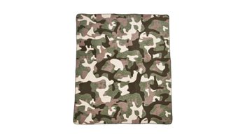 Wohndecke Done.® aus Stoff in Braun done.® Wohndecke Blanket Camouflage braunes Camouflagemuster – ca. 150 x 200 cm