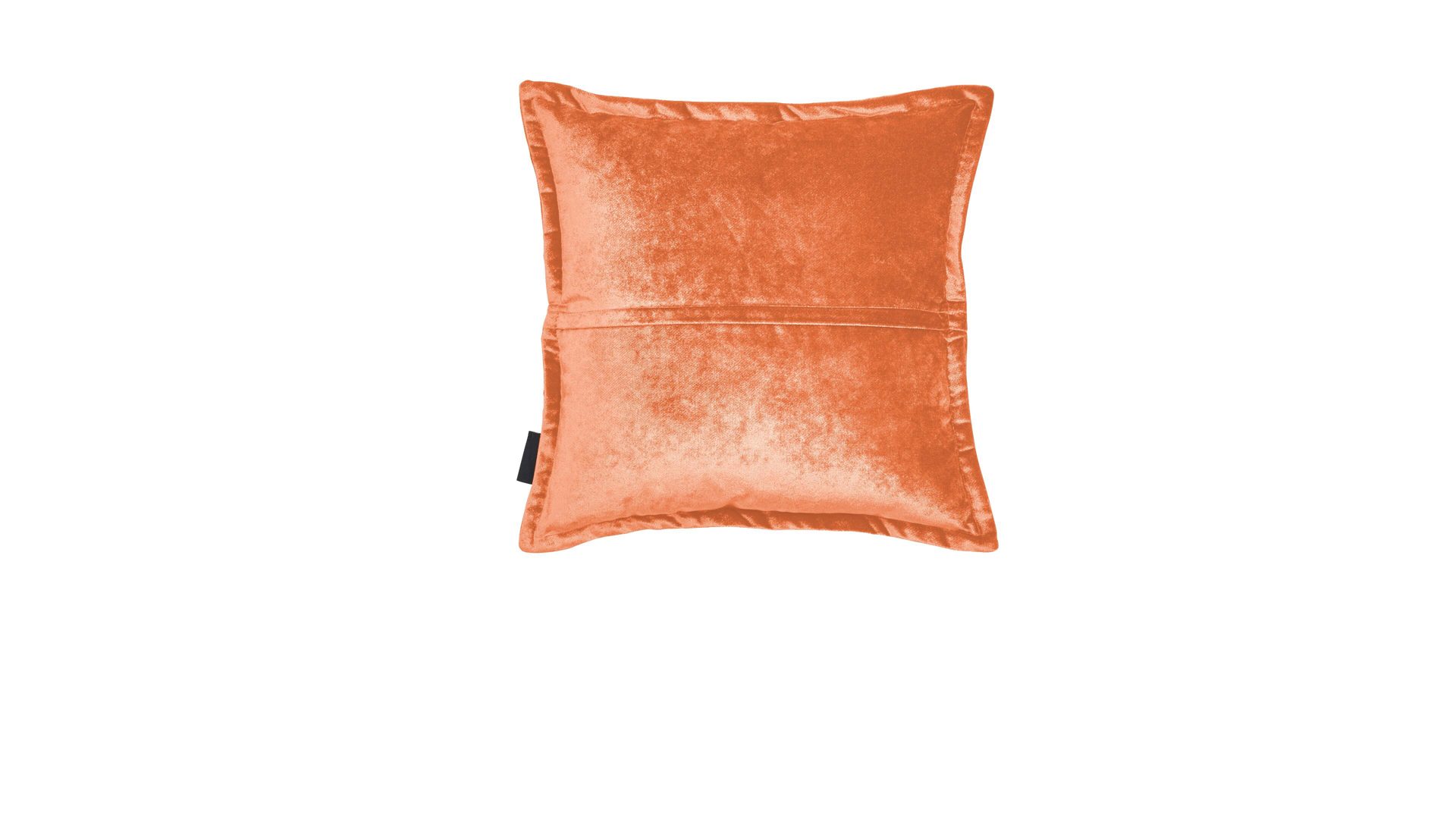 Kissenbezug /-hülle Done.® aus Stoff in Orange done.® Kissenhülle Cushion Glam korallenfarbener Samt – ca. 45 x 45 cm