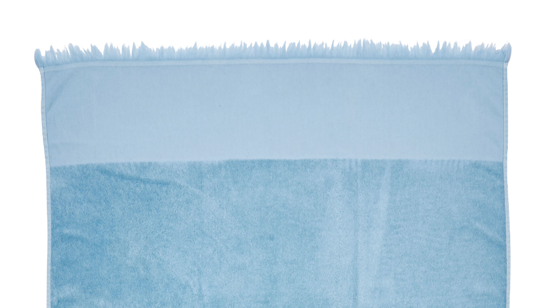 Hamamtuch Done.® aus Stoff in Blau done.® Hamamtuch Caprice hellblaue Baumwolle – ca. 95 x 180 cm