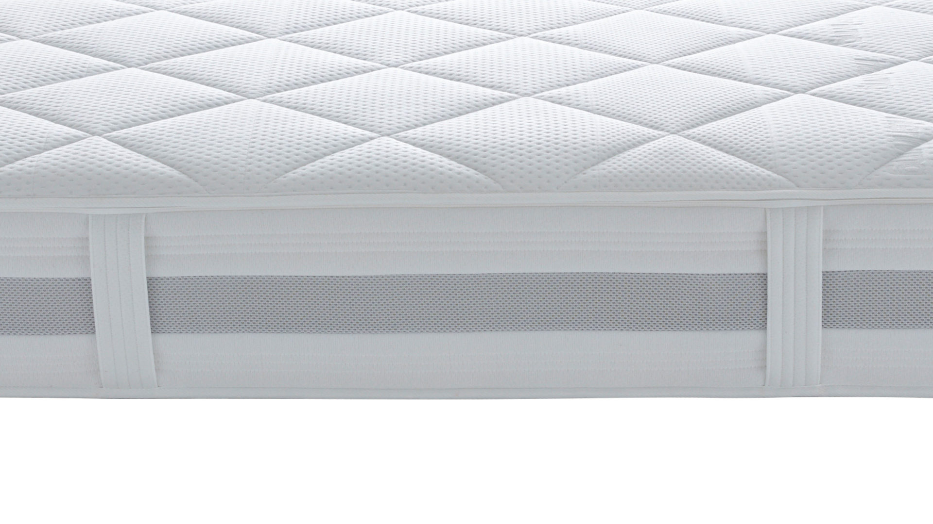 Kaltschaummatratze Interliving aus Stoff in Weiß Interliving Matratze Medikontur 1914 Kaltschaum, H3 – Liegefläche ca. 80 x 190 cm